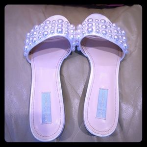 Betsey Johnson Pearl Flats
